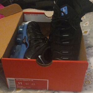 Nike Air VaporMax Plus Mens Sneakers - Black and Blue